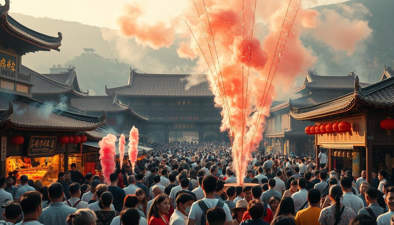 台灣各地特色節慶中甩炮的使用差異分析